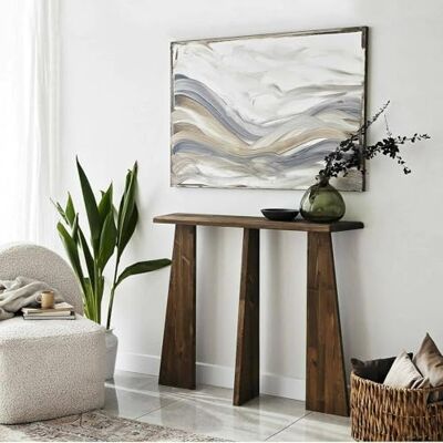 Dmora - Consola Arcturus - 100x28x83 cm - Walnuss - Konsolentisch Dmora - Consola Arcturus - 100x28x83 cm - Walnuss - Konsolentisch