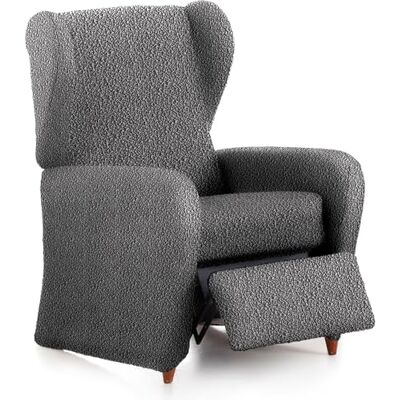 ECOMMERC3 Bi-elastischer Sesselbezug, 4-teilig, atmungsaktiv, Relax-Sesselbezug, Dunkelgrau, Schutz vor Abnutzung im Alltag ECOMMERC3 Bi-elastischer Sesselbezug, 4-teilig, atmungsaktiv, Relax-Sesselbezug, Dunkelgrau, Schutz vor Abnutzung im Alltag