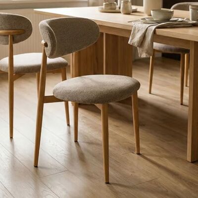 IDIMEX Esszimmerstuhl ARIEL 2er Set, Beige Stühle Esszimmer mit gepolsterter Sitzfläche, Küchenstühle im modernen Design, Polsterstuhl mit stabilem Metallrahmen, Esszimmermöbel für komfortables Sitzen IDIMEX Esszimmerstuhl ARIEL 2er Set, Beige Stühle Esszimmer mit gepolsterter Sitzfläche, Küchenstühle im modernen Design, Polsterstuhl mit stabilem Metallrahmen, Esszimmermöbel für komfortables Sitzen