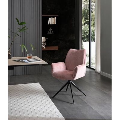 BISLEY Easy Meet FA Drehbarer Besucherstuhl, Schwarz pulverbeschichtetes Sterngestel, Mit Kunststoffgleitern, Farbe: 720 pastellpink BISLEY Easy Meet FA Drehbarer Besucherstuhl, Schwarz pulverbeschichtetes Sterngestel, Mit Kunststoffgleitern, Farbe: 720 pastellpink