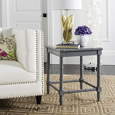 Safavieh Modern Accent Table with Wooden , in Grey, 50 X 50 X 55.88 Safavieh Modern Accent Table with Wooden , in Grey, 50 X 50 X 55.88
