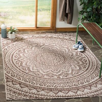 Safavieh - Courtyard - Beige/Braun - 120x170 cm - Carpet Safavieh - Courtyard - Beige/Braun - 120x170 cm - Carpet