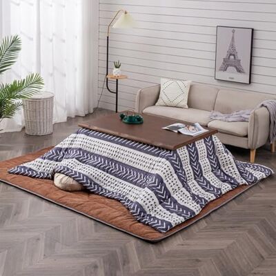 KUKIXO Warmer Tatami Kotatsu Tisch mit Heizung,4 Stück set Japanischer Bett Couchtisch Futon,Japanisches Winter Warm Table,Schreibtisch Beistelltisch Wohnzimmer Wärmetisch Ofentisch,Zimmer Schlafzimmer ( Col KUKIXO Warmer Tatami Kotatsu Tisch mit Heizung,4 Stück set Japanischer Bett Couchtisch Futon,Japanisches Winter Warm Table,Schreibtisch Beistelltisch Wohnzimmer Wärmetisch Ofentisch,Zimmer Schlafzimmer ( Col