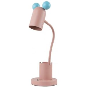 GTV MOUSE Schreibtischlampe max.250V, 50/60Hz, 1*E27, max.25 W, Ø.8 cm, IP20, rosa Kinderschreibtischlampe Tischlampe Leuchten für Kinder GTV MOUSE Schreibtischlampe max.250V, 50/60Hz, 1*E27, max.25 W, Ø.8 cm, IP20, rosa Kinderschreibtischlampe Tischlampe Leuchten für Kinder