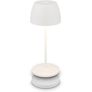 BRILONER Mini LED Tischleuchte kabellos IP44 mit Ladestation, stufenlos dimmbar, Akku & Lichtquelle tauschbar, Nachttischlampe, LED Lampe, Akku Tischleuchte, Restaurant, 8x20,5 cm (DxH), Weiß BRILONER Mini LED Tischleuchte kabellos IP44 mit Ladestation, stufenlos dimmbar, Akku & Lichtquelle tauschbar, Nachttischlampe, LED Lampe, Akku Tischleuchte, Restaurant, 8x20,5 cm (DxH), Weiß