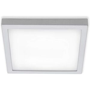 BRILONER Leuchten LED Aufbauleuchte, Deckenlampe, Deckenleuchte 21 Watt, 2.000 Lumen, 4.000 Kelvin, Quadratisch, Chrom-Matt, 300x300x32mm (LxBxH) BRILONER Leuchten LED Aufbauleuchte, Deckenlampe, Deckenleuchte 21 Watt, 2.000 Lumen, 4.000 Kelvin, Quadratisch, Chrom-Matt, 300x300x32mm (LxBxH)