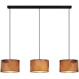 BRILONER Pendelleuchte mit Blätterdekor, 3x E27 Fassung, max. 10 W, Boho, Aesthetic, Hängeleuchte, Hängelampe Esstisch, Esszimmerlampe hängend, Wohnzimmerlampe, 110x25x120cm (LxBxH), Caffefarben BRILONER Pendelleuchte mit Blätterdekor, 3x E27 Fassung, max. 10 W, Boho, Aesthetic, Hängeleuchte, Hängelampe Esstisch, Esszimmerlampe hängend, Wohnzimmerlampe, 110x25x120cm (LxBxH), Caffefarben