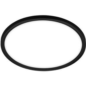 BRILONER Leuchten – LED Bad Deckenleuchte mit Backlight, IP44 LED Badezimmerlampe, ultraflach, neutralweißes Licht, Schwarz, 290x35 mm (DxH) BRILONER Leuchten – LED Bad Deckenleuchte mit Backlight, IP44 LED Badezimmerlampe, ultraflach, neutralweißes Licht, Schwarz, 290x35 mm (DxH)