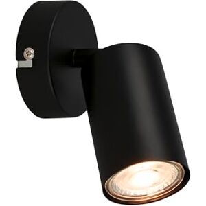 B.K.Licht EEK A LED Wandleuchte innen schwenkbar, 3000K warmweiß, 2W, 450 Lumen, ca. 50.000h Licht, Leselampe, Wohnzimmerlampe, Lampe, Wandlampe, Küchenlampe, Flurlampe, 8x15,5 cm, Schwarz B.K.Licht EEK A LED Wandleuchte innen schwenkbar, 3000K warmweiß, 2W, 450 Lumen, ca. 50.000h Licht, Leselampe, Wohnzimmerlampe, Lampe, Wandlampe, Küchenlampe, Flurlampe, 8x15,5 cm, Schwarz