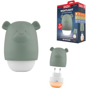 ZAZU Benny Nachtlicht für Kinder mit Dämmerungssensor – Wiederaufladbar Automatisch Ein/Aus Weiß & Orange Licht Tragbar & Steckdose Akku bis 70h Reise-Modus Baby Nachtlampe (Sage) ZAZU Benny Nachtlicht für Kinder mit Dämmerungssensor – Wiederaufladbar Automatisch Ein/Aus Weiß & Orange Licht Tragbar & Steckdose Akku bis 70h Reise-Modus Baby Nachtlampe (Sage)