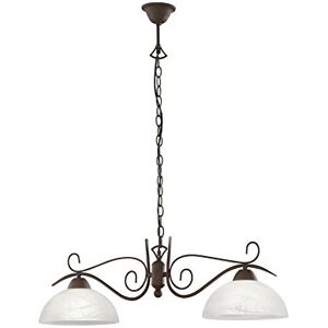 RL LIVE YOUR LIGHT Reality Leuchten R3432-24 Pendelleuchte, Glas, Metall, E27, Rostfarben, 83x150 cm RL LIVE YOUR LIGHT Reality Leuchten R3432-24 Pendelleuchte, Glas, Metall, E27, Rostfarben, 83x150 cm