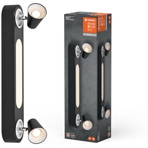 LEDVANCE DECOR SPOT NEPTUNE, 20W, 635lm, schwarz, Spotleuchte, verstellbare Köpfe, vielseitig anwendbar, Innenraumspot, warmweiße Lichtfarbe, hochwertige Optik, einfache Montage LEDVANCE DECOR SPOT NEPTUNE, 20W, 635lm, schwarz, Spotleuchte, verstellbare Köpfe, vielseitig anwendbar, Innenraumspot, warmweiße Lichtfarbe, hochwertige Optik, einfache Montage