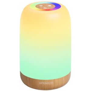 UPXNBOR LED Nachttischlampe Touch Dimmbar mit 256 RGB Farben & 4 Modi, Tischlampe Kabellos mit Timer & Haken, USB Aufladbar, Holzmaserung, Tragbares Nachtlicht für Schlafzimmer, Wohnzimmer UPXNBOR LED Nachttischlampe Touch Dimmbar mit 256 RGB Farben & 4 Modi, Tischlampe Kabellos mit Timer & Haken, USB Aufladbar, Holzmaserung, Tragbares Nachtlicht für Schlafzimmer, Wohnzimmer