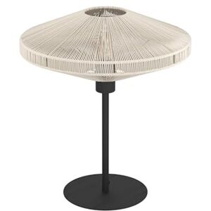 EGLO Nachttischlampe Midsumer, Tischlampe im Japan-Stil, Zimmer Deko Schlafzimmer, Nachttischleuchte Japanisch, Metall in Schwarz und Textil in Creme, E27 Fassung, Ø 38 cm EGLO Nachttischlampe Midsumer, Tischlampe im Japan-Stil, Zimmer Deko Schlafzimmer, Nachttischleuchte Japanisch, Metall in Schwarz und Textil in Creme, E27 Fassung, Ø 38 cm