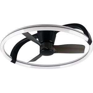 Reality Leuchten LED Deckenleuchte Stockholm mit Ventilator, Schwarz - Deckenventilator mit Licht Reality Leuchten LED Deckenleuchte Stockholm mit Ventilator, Schwarz - Deckenventilator mit Licht