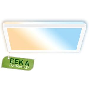 BRILONER LED Panel mit EEK A Lichtquelle, 11W, 2400lm, flach, CCT warmweiß bis kaltweiß, indirektes Licht, LED Lampe, Deckenleuchte, Wohnzimmerlampe, Deckenlampe, Flur, 29x29x3 cm, Weiß BRILONER LED Panel mit EEK A Lichtquelle, 11W, 2400lm, flach, CCT warmweiß bis kaltweiß, indirektes Licht, LED Lampe, Deckenleuchte, Wohnzimmerlampe, Deckenlampe, Flur, 29x29x3 cm, Weiß