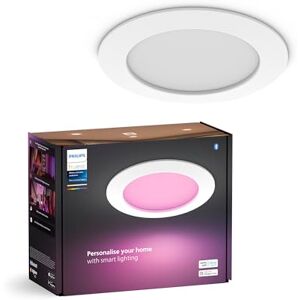 Philips Smart Slim Einbauleuchte, 170mm, weißes und farbiges Licht, Bluetooth kompatibel, Sprachsteuerung mit Alexa, Apple Home und Google Assistant, weiß, 1er Pack Philips Smart Slim Einbauleuchte, 170mm, weißes und farbiges Licht, Bluetooth kompatibel, Sprachsteuerung mit Alexa, Apple Home und Google Assistant, weiß, 1er Pack