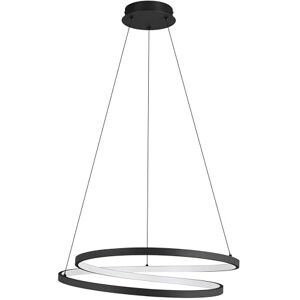 EGLO LED Pendelleuchte Esstisch Ruotale, Hängelampe für Wohnzimmer und Esszimmer, Esszimmerlampe aus Metall in schwarz und Kunststoff in weiß, Lampe hängend warmweiß EGLO LED Pendelleuchte Esstisch Ruotale, Hängelampe für Wohnzimmer und Esszimmer, Esszimmerlampe aus Metall in schwarz und Kunststoff in weiß, Lampe hängend warmweiß