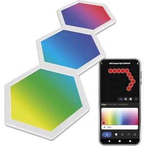 EMOS GoSmart Hexagon - RGBIC - 1.8W - WiFi - LED-Licht EMOS GoSmart Hexagon - RGBIC - 1.8W - WiFi - LED-Licht