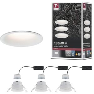 Paulmann 93415 Einbauleuchte LED Cymbal 3x6,8W Weiß matt blendfrei dimmbar Paulmann 93415 Einbauleuchte LED Cymbal 3x6,8W Weiß matt blendfrei dimmbar