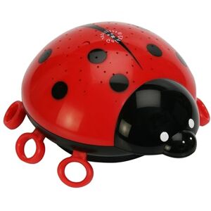 Ansmann Sternenlicht Marienkäfer LED Sternenhimmel-Projektor Nachtlicht Lampe Einschlafhilfe für Baby/Kinder/Erwachsene, oder auch als Still-Licht geprüfte Materialien, Rot Ansmann Sternenlicht Marienkäfer LED Sternenhimmel-Projektor Nachtlicht Lampe Einschlafhilfe für Baby/Kinder/Erwachsene, oder auch als Still-Licht geprüfte Materialien, Rot