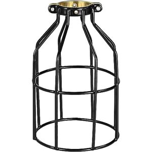 Simple Deluxe 1-Stück Verstellbare Hängeleuchte Hängelampe Lampenschirm Klammer auf Metall Lampenschutz Käfig für Hängeleuchte, Vintag Lamp Shade Bauernhaus-Lampen Retro-Lampenschirm,Schwarz Simple Deluxe 1-Stück Verstellbare Hängeleuchte Hängelampe Lampenschirm Klammer auf Metall Lampenschutz Käfig für Hängeleuchte, Vintag Lamp Shade Bauernhaus-Lampen Retro-Lampenschirm,Schwarz