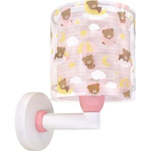 Dalber kinder Wandlampe, Kinderlampe Wandleuchte Baby Teddy Rosa Bären Tiere, 41579S, E27 Dalber kinder Wandlampe, Kinderlampe Wandleuchte Baby Teddy Rosa Bären Tiere, 41579S, E27