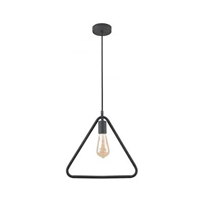 GTV DECKENLEUCHTE GIJA,2621,DREIECK,AC220-240V,50/60HZ,1*E27,MAX.40W,IP20,38CMX10CM,EINZELN,SCHWARZ GTV DECKENLEUCHTE GIJA,2621,DREIECK,AC220-240V,50/60HZ,1*E27,MAX.40W,IP20,38CMX10CM,EINZELN,SCHWARZ