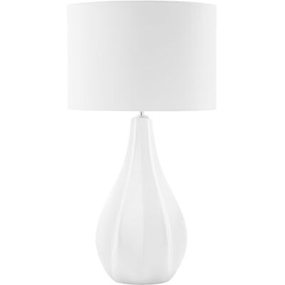 Beliani SANTEE Beigefarbene Porzellan-Tischlampe - Tischlampe Beliani SANTEE Beigefarbene Porzellan-Tischlampe - Tischlampe