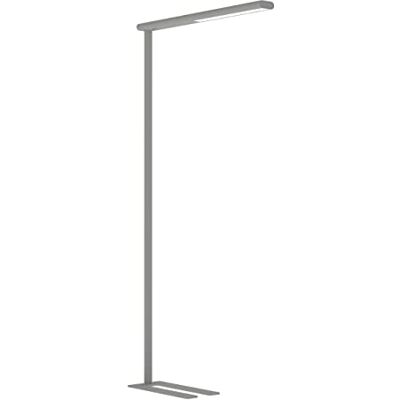 MAUL LED Standleampe jet silber dimmbar fürs Büro neutralweiß direktes Arbeitslicht plus indirekte Raumhelligkeit, blendarm für entspanntes Sehen, U-förmiger Fuß passt an Schreibtische MAUL LED Standleampe jet silber dimmbar fürs Büro neutralweiß direktes Arbeitslicht plus indirekte Raumhelligkeit, blendarm für entspanntes Sehen, U-förmiger Fuß passt an Schreibtische