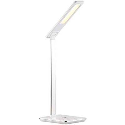 Lunartec Schreibtischlampe Qi: Schreibtisch-Lampe, Qi-kompatibel, 4 Lichtfarben, 800 Lumen, dimmbar (Tageslichtlampe Schreibtisch, Schreibtischlampe USB, Akku) Lunartec Schreibtischlampe Qi: Schreibtisch-Lampe, Qi-kompatibel, 4 Lichtfarben, 800 Lumen, dimmbar (Tageslichtlampe Schreibtisch, Schreibtischlampe USB, Akku)