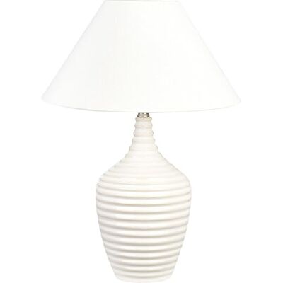 Beliani CELESTE Beigefarbene Keramik Tischlampe - Tischlampe Beliani CELESTE Beigefarbene Keramik Tischlampe - Tischlampe