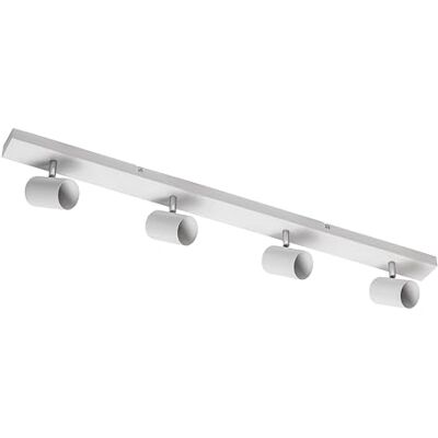 GTV Deckenleuchte VENETO moderne Beleuchtung für Büros, Wohnungen und Räume Deckenlampen Deckenleuchten 4 x GU10 Rund Weiss GTV Deckenleuchte VENETO moderne Beleuchtung für Büros, Wohnungen und Räume Deckenlampen Deckenleuchten 4 x GU10 Rund Weiss