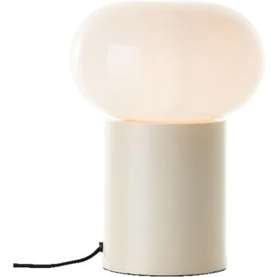 Lightbox Tischlampe mit weißem Glas & Kippschalter in Beige Tischlampe mit weißem Glas & Kippschalter in Beige skandinavische Lightbox Tischlampe mit weißem Glas & Kippschalter in Beige Tischlampe mit weißem Glas & Kippschalter in Beige skandinavische