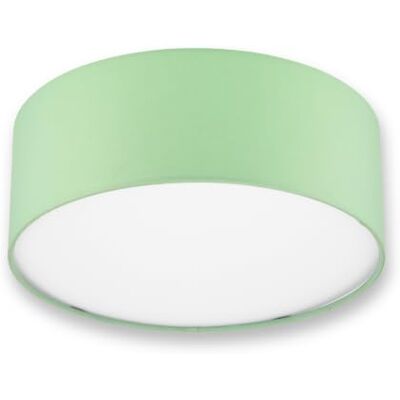 REV Deckenlampe 30cm, Stoff-Lampenschirm Modern in Pastell, mintgrün Deckenlampe Wohnzimmer I Stilvoller Stoffschirm inklusive zwei E27 Fassungen REV Deckenlampe 30cm, Stoff-Lampenschirm Modern in Pastell, mintgrün Deckenlampe Wohnzimmer I Stilvoller Stoffschirm inklusive zwei E27 Fassungen