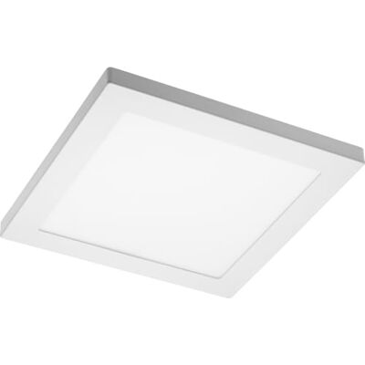 GTV LED Panel MOZA Einbauleuchte, 18W 1500lm, verstellbare Montage 65-155mm, 4000K Neutralweiß, IP40, quadratische Deckenlampe für Büro Wohnraum, Weiß GTV LED Panel MOZA Einbauleuchte, 18W 1500lm, verstellbare Montage 65-155mm, 4000K Neutralweiß, IP40, quadratische Deckenlampe für Büro Wohnraum, Weiß