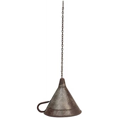 ART Biscottini Pendelleuchte Industrial Rustikal Unelektrifiziert Vintage Kronleuchter aus Eisen, antikes Finish, 34 x 29 x 30 cm ART Biscottini Pendelleuchte Industrial Rustikal Unelektrifiziert Vintage Kronleuchter aus Eisen, antikes Finish, 34 x 29 x 30 cm