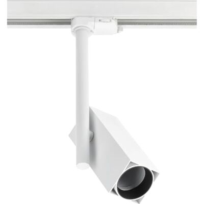 GTV Stromschienenstrahler GROSSO für 3-Phasen Schienensystem, schwenkbarer Leuchtenkopf, GU10 Fassung, max. 20W, inkl. Wabenfilter, Aluminium, quadratisch, Weiß GTV Stromschienenstrahler GROSSO für 3-Phasen Schienensystem, schwenkbarer Leuchtenkopf, GU10 Fassung, max. 20W, inkl. Wabenfilter, Aluminium, quadratisch, Weiß