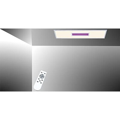 Trango 3025 Deckenlampe 24 Watt LED Modul Panel 2400 Lumen *MI* stufenlos dimmbar & Lichtfarbe steuerbar mit Fernbedienung von 3000K-6000K & integrierter Farbwechsel Ambiente Deckenpanel Deckenleuchte Trango 3025 Deckenlampe 24 Watt LED Modul Panel 2400 Lumen *MI* stufenlos dimmbar & Lichtfarbe steuerbar mit Fernbedienung von 3000K-6000K & integrierter Farbwechsel Ambiente Deckenpanel Deckenleuchte