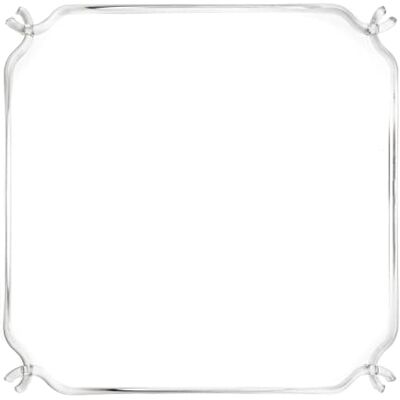 Creative Cage Quadratform Struktur für Deckenleuchten M L 48 cm, Transparent Creative Cage Quadratform Struktur für Deckenleuchten M L 48 cm, Transparent