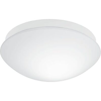 EGLO Deckenlampe Bari-M, Deckenleuchte mit Bewegungsmelder und Tageslichtsensor, Badezimmer Lampe aus Glas und Kunststoff in Weiß, Flurlampe Decke mit E27 Fassung, IP44 EGLO Deckenlampe Bari-M, Deckenleuchte mit Bewegungsmelder und Tageslichtsensor, Badezimmer Lampe aus Glas und Kunststoff in Weiß, Flurlampe Decke mit E27 Fassung, IP44