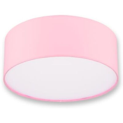 REV Deckenleuchte 30cm, moderner Stoff-Lampenschirm, pink Deckenlampe Wohnzimmer Stilvoller Leinenstoffschirm inklusive zwei E27 Fassungen REV Deckenleuchte 30cm, moderner Stoff-Lampenschirm, pink Deckenlampe Wohnzimmer Stilvoller Leinenstoffschirm inklusive zwei E27 Fassungen