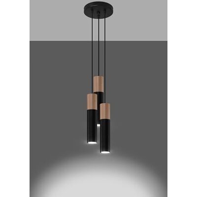 MiaLux G9 Pendelleuchte – Pendelleuchte Esstisch – Hängeleuchten & Pendelleuchten – Deckenlampe Hängend – Lampe Esstisch Hängend – Esstisch Pendelleuchte – MILVA Schwarz, Naturholz MiaLux G9 Pendelleuchte – Pendelleuchte Esstisch – Hängeleuchten & Pendelleuchten – Deckenlampe Hängend – Lampe Esstisch Hängend – Esstisch Pendelleuchte – MILVA Schwarz, Naturholz