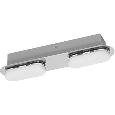 LEDVANCE Smart LED Badezimmerlampe chrome, 15W, 1400LM, 3000-6500K, 30cm, IP44, Orbis Duplo Wandleuchte, Badezimmerleuchte mit Wifi Technologie, dimmbar, steuerbar über App und Sprachassistenten LEDVANCE Smart LED Badezimmerlampe chrome, 15W, 1400LM, 3000-6500K, 30cm, IP44, Orbis Duplo Wandleuchte, Badezimmerleuchte mit Wifi Technologie, dimmbar, steuerbar über App und Sprachassistenten