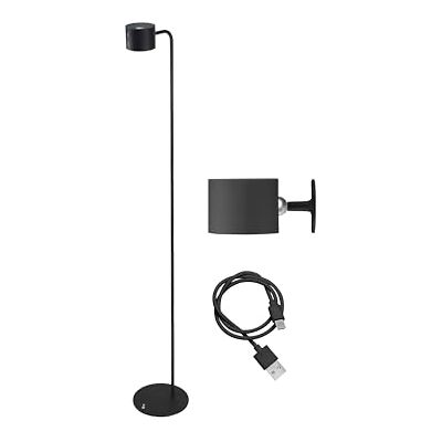 BEPER P201UTP306 Lumì Akku-Lampe, Steh- und Tischleuchte, höhenverstellbar, Wandzubehör, inkl. USB-Kabel, Touch-Schalter an, Schwarz BEPER P201UTP306 Lumì Akku-Lampe, Steh- und Tischleuchte, höhenverstellbar, Wandzubehör, inkl. USB-Kabel, Touch-Schalter an, Schwarz