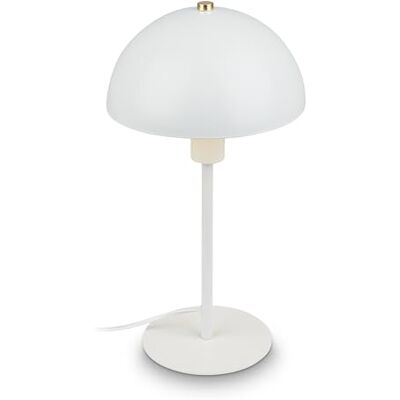BRILONER Nachttischlampe mit Kabelschalter, E14 Fassung, Tischlampe, Lampe, Schreibtischlampe, Tischleuchte, Bürolampe, Leselampe Bett, Leselicht, 18 x 35 cm (DxH), Weiß BRILONER Nachttischlampe mit Kabelschalter, E14 Fassung, Tischlampe, Lampe, Schreibtischlampe, Tischleuchte, Bürolampe, Leselampe Bett, Leselicht, 18 x 35 cm (DxH), Weiß