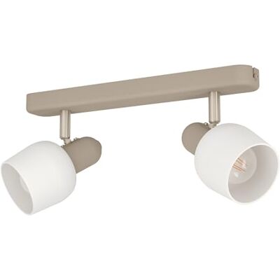 EGLO Deckenstrahler Corato, Deckenlampe mit 2 schwenkbaren Spots EGLO Deckenstrahler Corato, Deckenlampe mit 2 schwenkbaren Spots