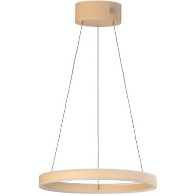 Fischer & Honsel Silvio LED-Pendelleuchte 50 x 180 cm 1-flammig Greige Sandbraun Acryl Metall höhenverstellbar Fischer & Honsel Silvio LED-Pendelleuchte 50 x 180 cm 1-flammig Greige Sandbraun Acryl Metall höhenverstellbar
