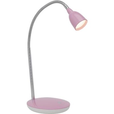Lightbox LED Schreibtischlampe mit Flexarm & Schalter & warmweißem Licht LED Schreibtischlampe mit warmweißem Licht moderne Tischleuchte mit Flexarm und Schalter Kunststoff/Metall Eisen/Rosa - Lightbox LED Schreibtischlampe mit Flexarm & Schalter & warmweißem Licht LED Schreibtischlampe mit warmweißem Licht moderne Tischleuchte mit Flexarm und Schalter Kunststoff/Metall Eisen/Rosa -