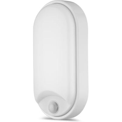 REV Kellerlampe mit Bewegungsmelder oval 14W, 980lm, IP54, weiß Feuchtraumleuchte LED einsetzbar als Decken- oder Wandlampe REV Kellerlampe mit Bewegungsmelder oval 14W, 980lm, IP54, weiß Feuchtraumleuchte LED einsetzbar als Decken- oder Wandlampe